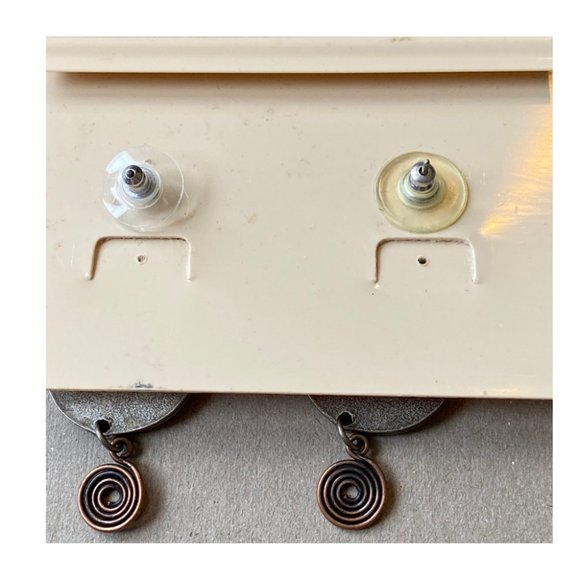 Edmar's Geometric Dangle Earrings  NEW - Picture 4 of 6